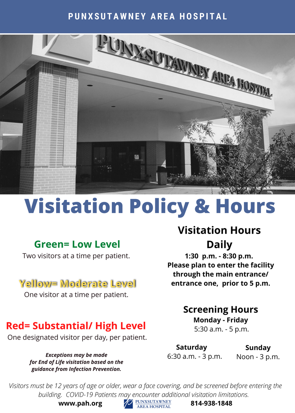 Visitation Update Visitation Update