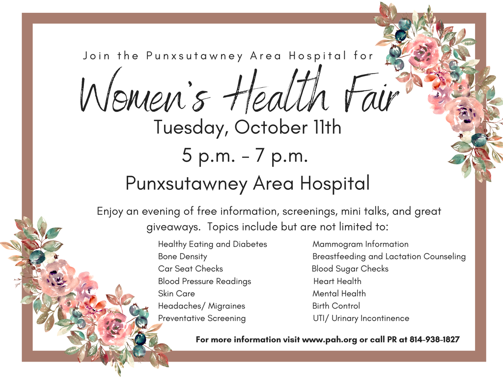 Women's Health Fair Women's Health Fair
